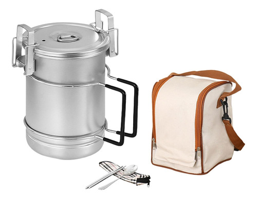 Olla De Camping, Olla Humeante, Mochila Con Asa De 850 Ml