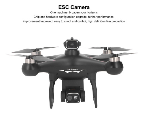 Cuadricóptero Plegable S116 Rc Drone Hd Con Cámara Dual Sin