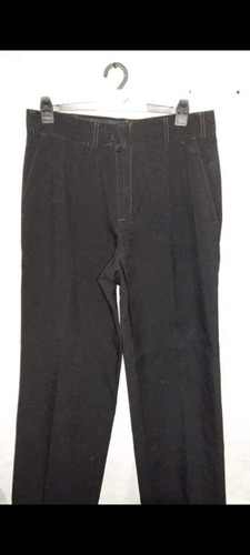 Pantalon De Vestir Talle 42 Color Negro De Hombre 