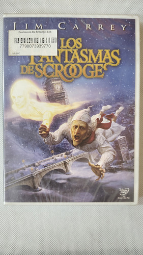 Dvd Los Fantasmas De Scrooge Jim Carrey Original 