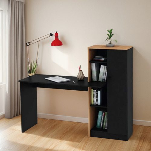 Escritorio Integrado Cadiz Hogar Premium Calidad Negro/paraíso