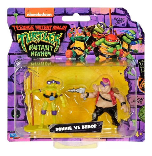 Tortugas Ninja Caos Mutante Pack X2 Mini Figuras + Acc 83310