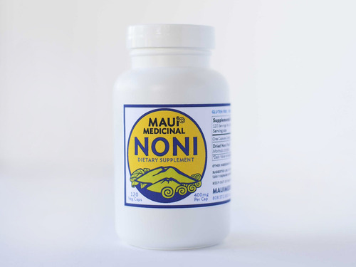 Maui Medicinal Herbs Cápsulas Vegetales Noni Orgánico 120