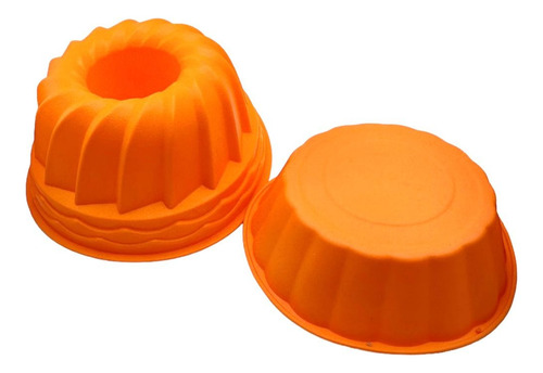 Set X2 Flanera + Tartera Silicona Molde Flan Horno Microonda