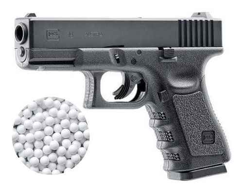 Pistola Glock 19 Airsoft Corredera De Metal 6 Mm G P