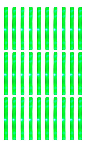 - 30 Barras Luminosas Led, Barras Luminosas Verdes