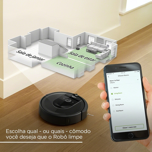 Robô Aspirador De Pó Inteligente Roomba® I7+ Irobot