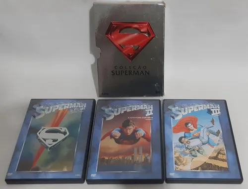 Dvd Superman Kit 4 Filmes De Coleção Novo Lacrado Dc Comics