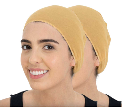 Gorro Malla Para Cabello/peluca Color Beige Claro Pack 6 Und