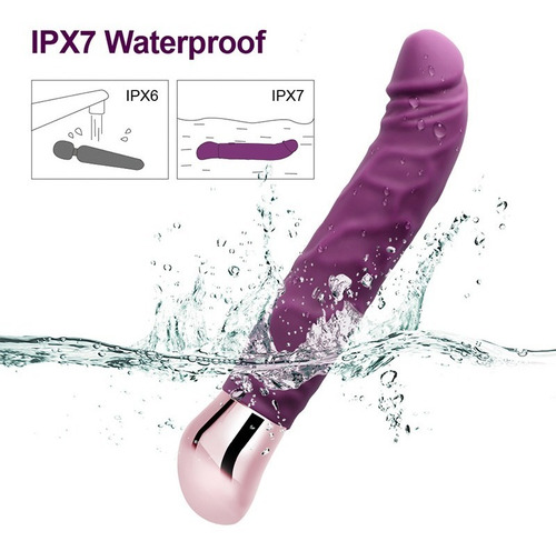 Imagen 3 de 7 de Vibrador Vaginal/anal Consolador Punto G Juguete Sexual Luvk