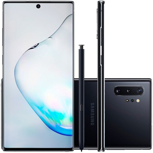 Celular Samsung Galaxy Note 10 Plus Preto 256gb 12gb Ram Tel