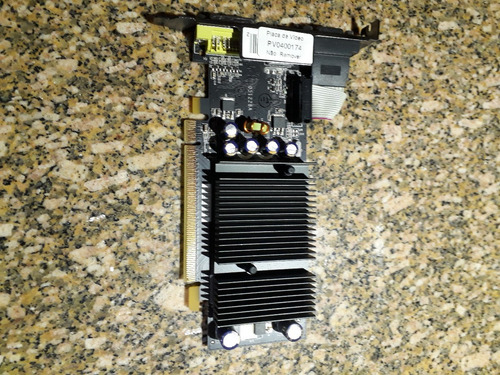 Placa Vga Antiga Pcie-gforce 7200gs/gforce 6200le. (Usado)