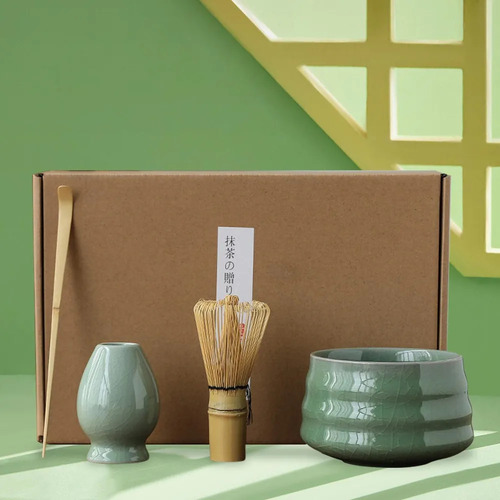 Juego De Té Japonés Matcha 4 En 1 Para Utensilios De Té