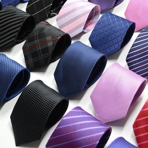 Corbata Casual De Negocios Unisex Con Rayas De Poliéster Y J