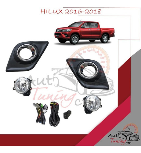 Imagen 1 de 1 de Halogenos Toyota Hilux 2016-2018
