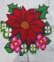 Busca servilleta de tela cuadrille bordada a mano en punto de cruz a la  venta en Mexico.  Mexico