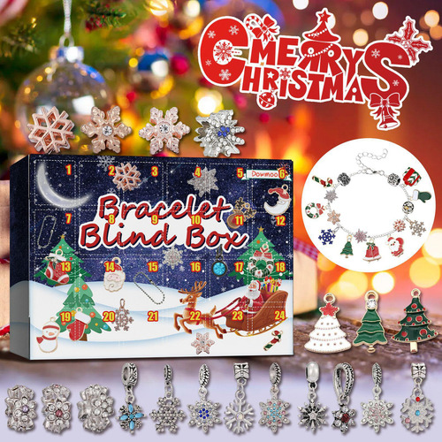 Calendario De De Adviento De Navidad 24 Días Diy Pulsera