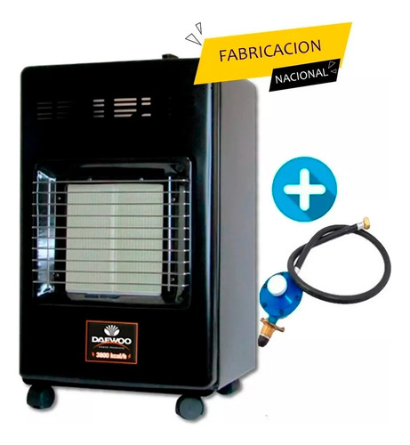 Imagen 3 de 10 de Estufa Calefactor Garrafera +regulador Daewoo Dany-113 4200w
