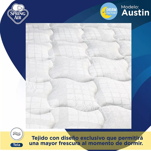 Imagen 7 de 9 de Spring Air Colchón King Size Con Suave Espuma Comfort