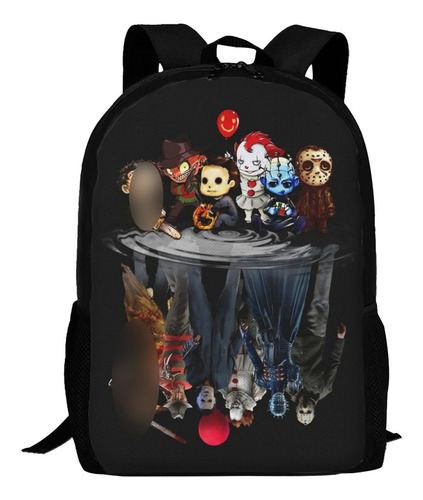 Mochila Personaje Pelicula Terror Para Estudiante Portatil 6