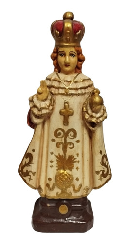 Figura Imagen Niño Jesús De Praga Mide 28,5 Cm Alto 