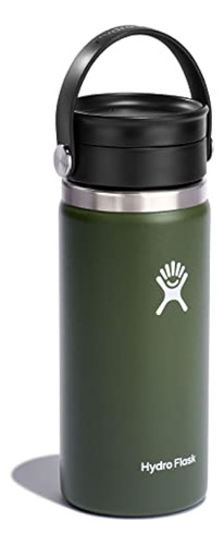 Garrafa Hydro Flask De Boca Larga De 16 Onças Com Flex Sip