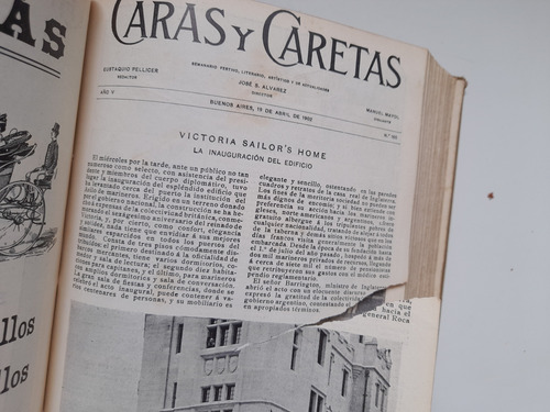 Caras Y Caretas 2 Tomos 1900 / 1902 (Usado)