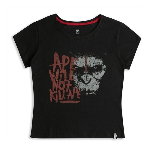 Camiseta Feminina Planeta Dos Macacos Caesar