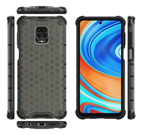 Funda + Cristal 9d Incluido Honey Comb Para Xiaomi