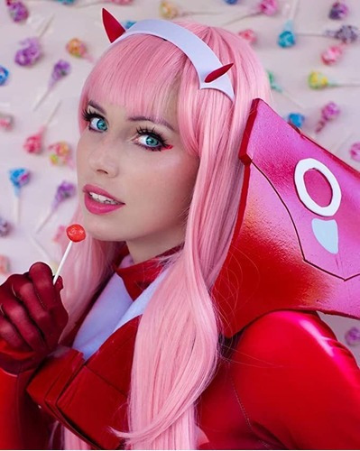Nuevo Cariño En El Franxx Cosplay Zero Dos Pelucas 02
