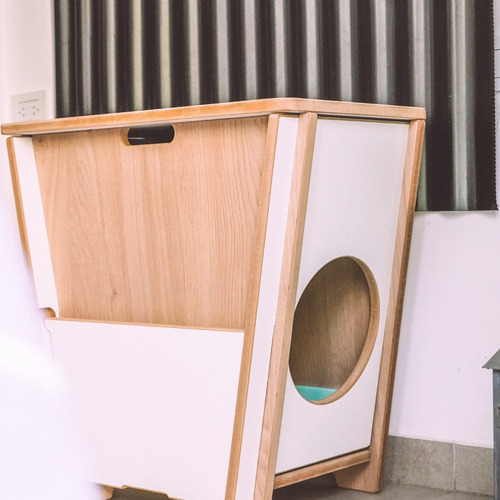 Imagen 5 de 10 de Sanitario Para Gatos Zuri - Diseñamos Y Fabricamos!