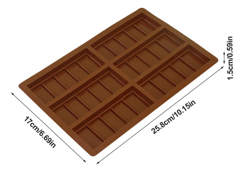 Molde De Silicona Para Barra De Chocolate Moldes De Silicona