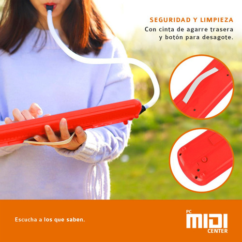 Flauta Melódica Midiplus 32 Teclas Con Funda Boquilla