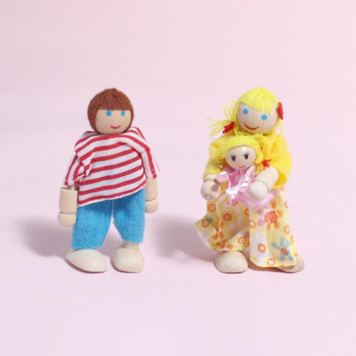 Dollhouse Dollhouse Dolls Pretend Play Figures, Miniature A