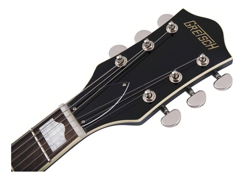 Guitarra eléctrica Gretsch Streamliner G2420T hollow body de arce gunmetal brillante con diapasón de laurel