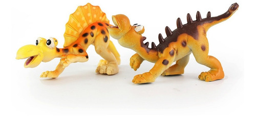 Imagen 3 de 10 de Set De Dinosaurios X6 10cm Divertido Rex Juguete Niño Regalo