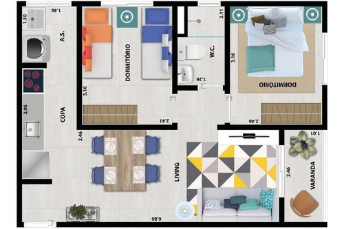 Imagem 7 de 8 de Apartamento - Ap03273 - 69290532