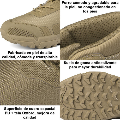 Botas Tacticas Hombre Training Casual Militar Cómodo Correr