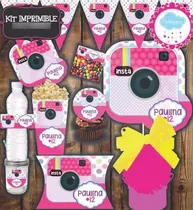 Comprar Kit Imprimible Editable Cumpleaños Inst4gram