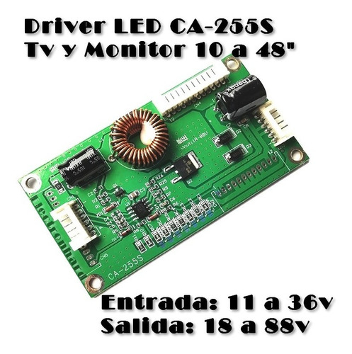 Placa Inverter Módulo Driver Universal Led Tv 10 A 48 PuLG