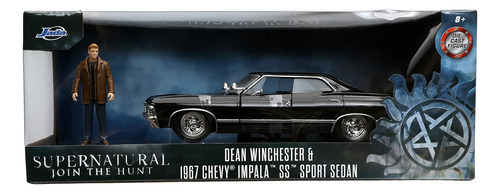 Supernatural 1:24 1967 Chevy Impala Die-cast Car W/dean W...