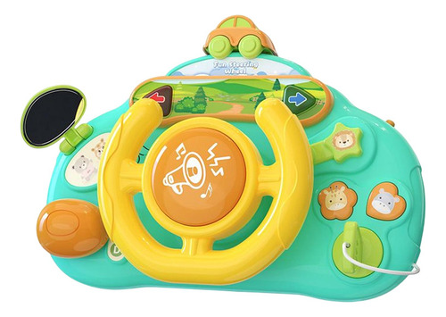 Brinquedo De Assento De Carro De Volante De Verde