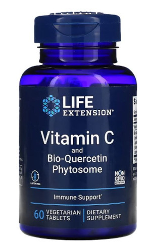 Vitamina C com Bio Quercetina 60 cápsulas Fitosoma Bioquercetina L Sabor Neutro