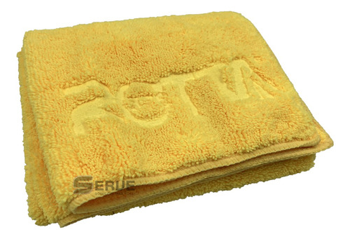 Pano Toalha De Microfibra Automotiva P/ Lustro Amarelo Rotta