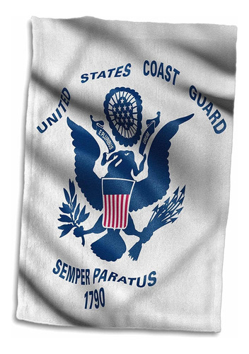 Toalla De Mano 3d Rose Flag Of The Us Coast Guard Ondea...