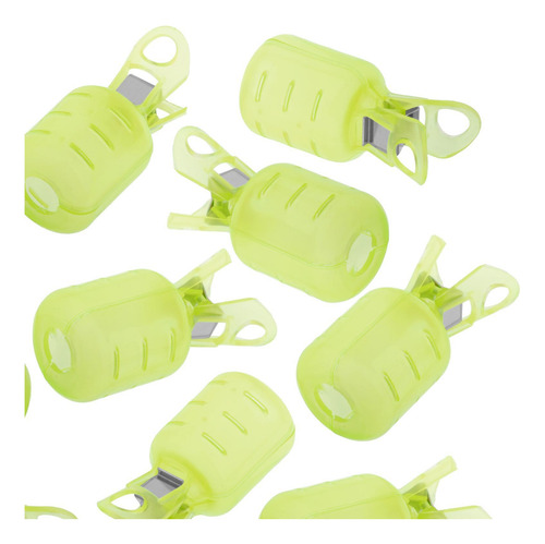 10pcs Squid Jig Protector Pvc Pulpo Amarillo L Amarillo L