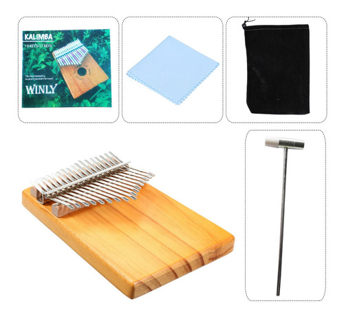 Imagen 5 de 9 de Kalimba De 17 Teclas, Instrumento Musical