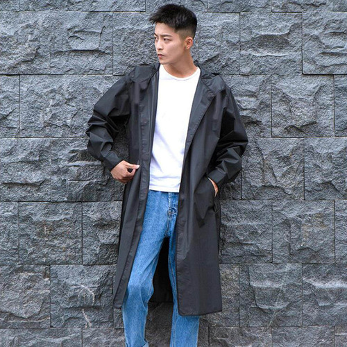 Poncho De Lluvia Reutilizable Impermeable Para Hombres Y