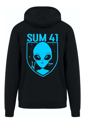 Campera Sum 41 Alien - Logo - Rock - Cnc