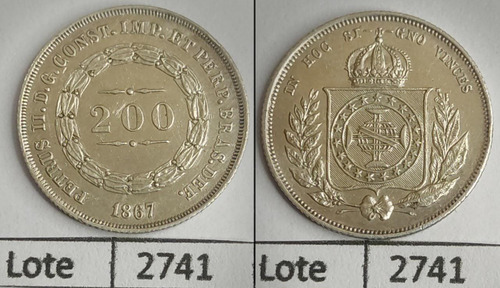 200 Réis 1867 (Usado)